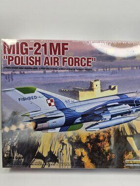 SEALED Academy Mig-21MF Polish Air Force 1/48 Scale Model Kit Limited Edition